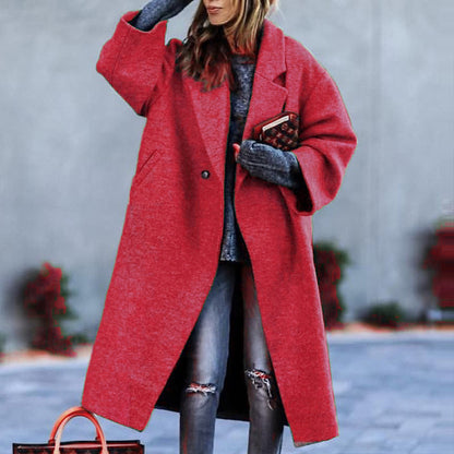 Funki Findz | Jackets | Women's Soft Woolen Loose Overcoat
