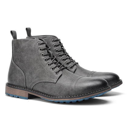 Funki Findz | Boots | Men's Faux Leather Smart Dress Boots