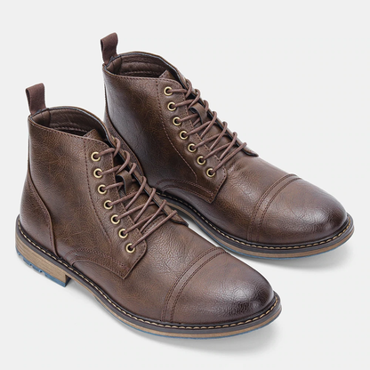 Funki Findz | Boots | Men's Faux Leather Smart Dress Boots