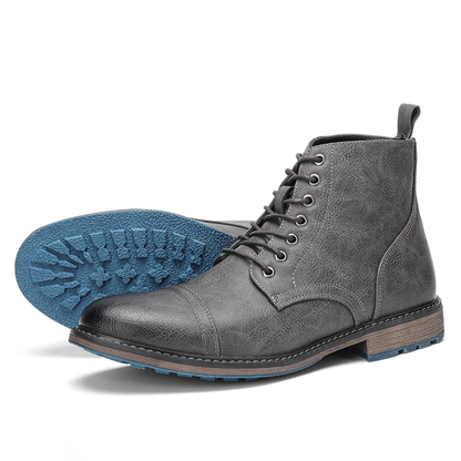 Funki Findz | Boots | Men's Faux Leather Smart Dress Boots