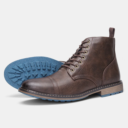 Funki Findz | Boots | Men's Faux Leather Smart Dress Boots
