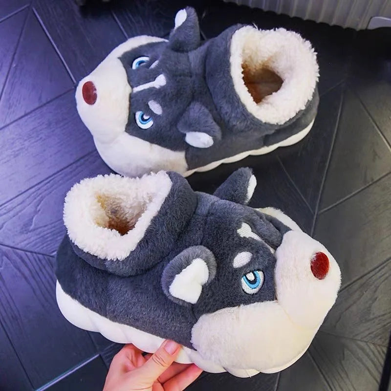 Funki Findz | Shoes | Women's Cute Alaskan Dog Warm Slippers