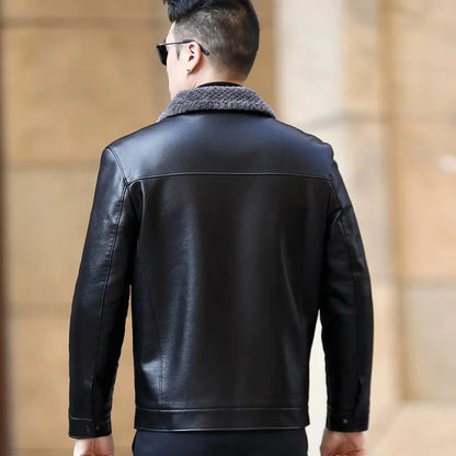 Funki Findz | Jackets | Men's Leather Fleece Lined Short Jackets