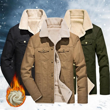 Funki Findz | Jackets | Men's Washed Thick Fleecy Winter Jacket