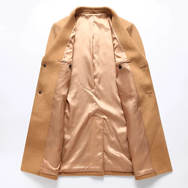Funki Findz | Jackets | Men's Luxury Wool Blend Trench Coats