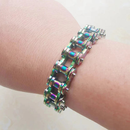 Funki Findz | Bracelets | Unisex Metal Bike Chain Wristband