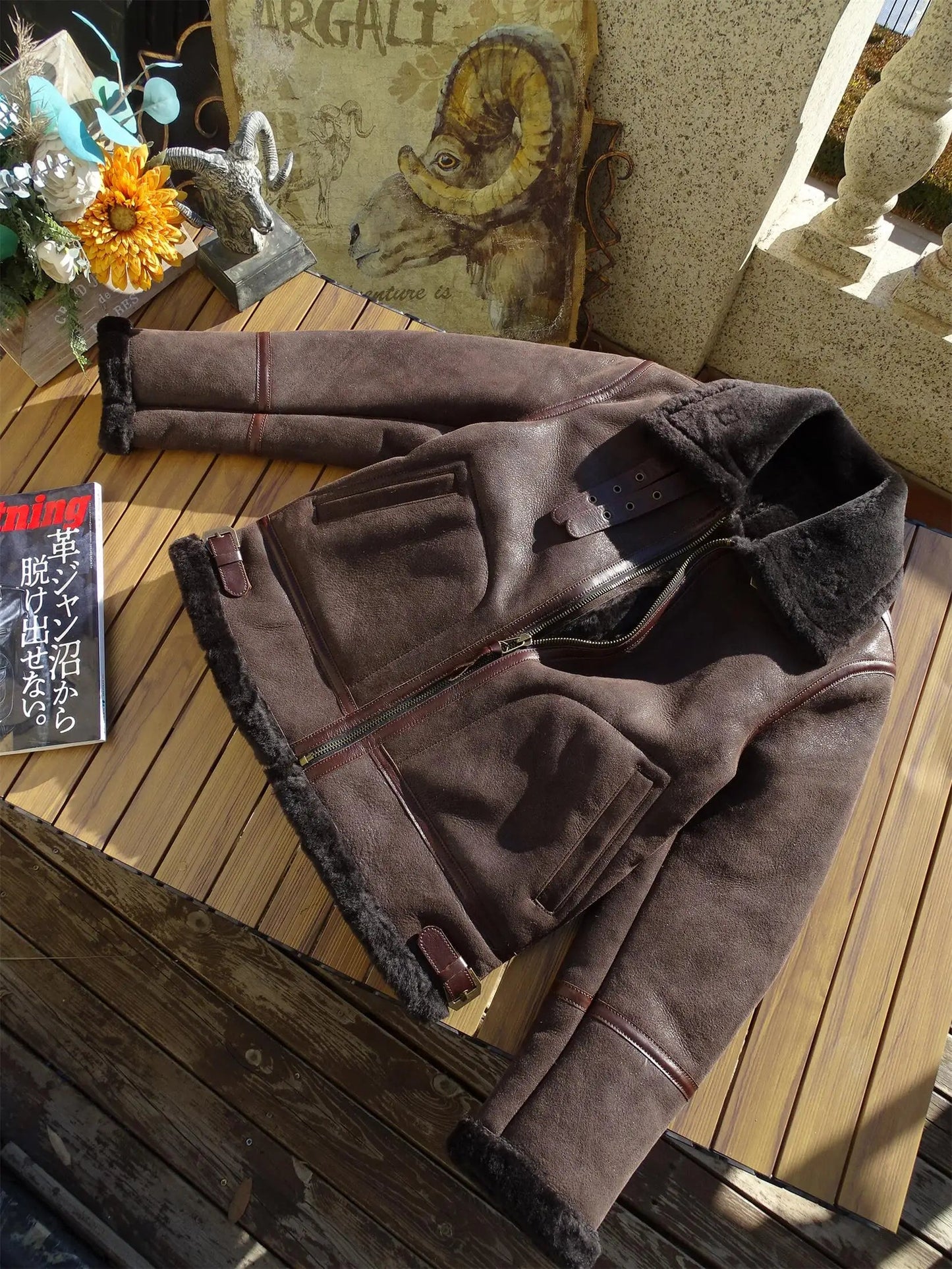 Funki Findz | Jackets | Men's Genuine Leather Sheepskin Jacket