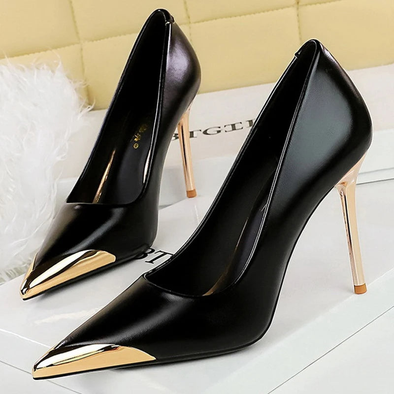 Funki Findz | Shoes | Women's Dress Shoes Metal Toe and Heel