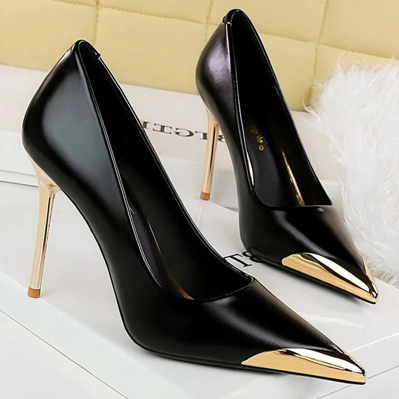 Funki Findz | Shoes | Women's Dress Shoes Metal Toe and Heel
