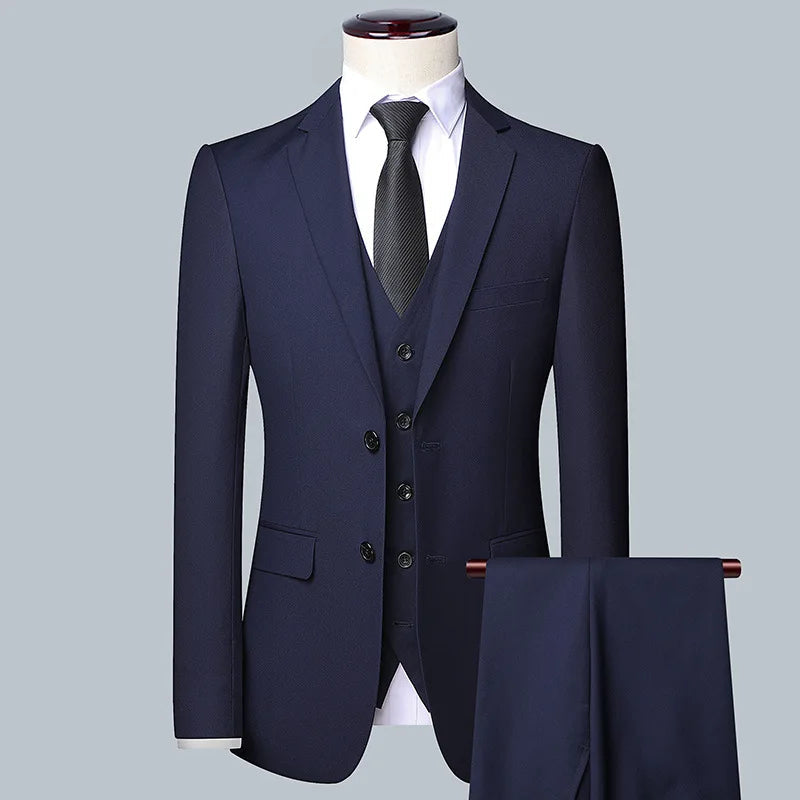 Funki Findz | Suits | Men's High Quality 3 Pcs Formal Dress Suit