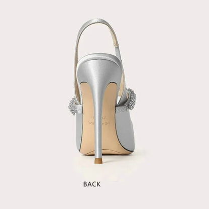 Funki Findz | Shoes | Women's Luxury Diamante Satin Stilettos