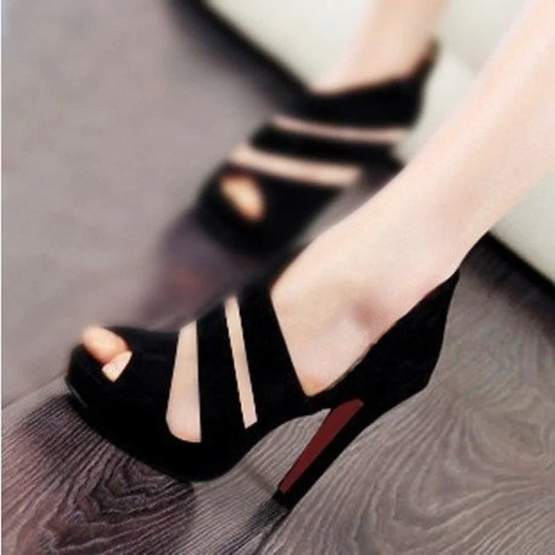 Funki Findz | Shoes | Women's Platform Peep Toe Roman Sandal