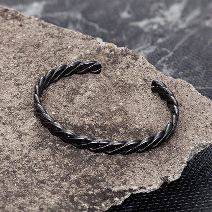 Funki Findz | Bracelets | Men's Women's Nordic Black Twist Band