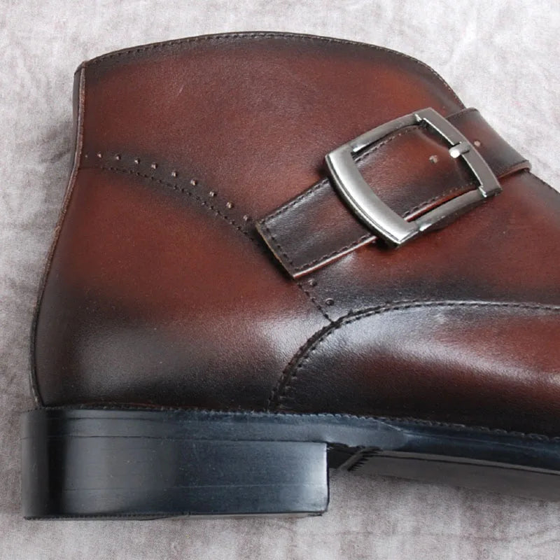 Funki Findz | Boots | Men's Luxury Genuine Leather Ankle Boots