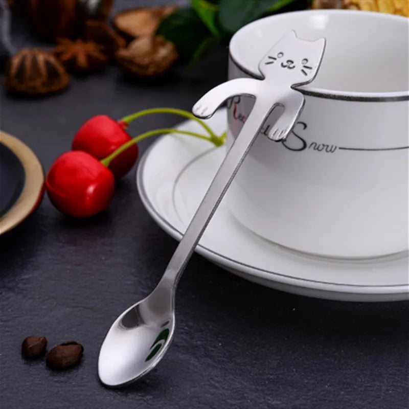 Funki Findz | Spoons | Cat Coffee Spoons | 1 Pcs and 4 Pcs Sets