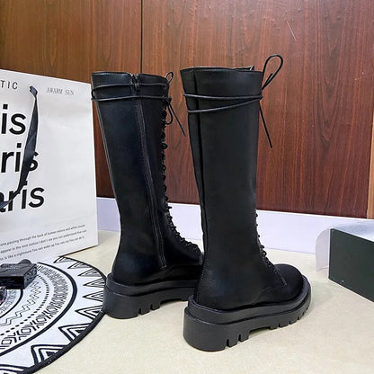 Funki Findz | Boots | Women's Gothic Lace Up High Top Boots