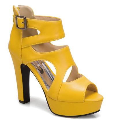 Funki Findz | Shoes | Women's Block Heeled Platform Sandals