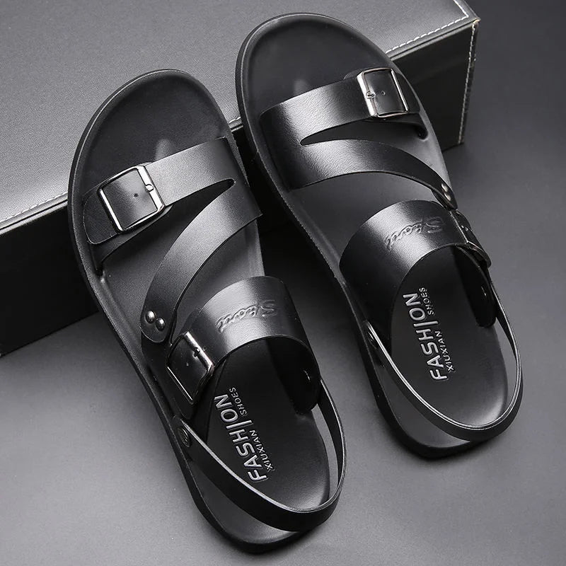 Funki Findz | Shoes | Men's Summer Fashion Leather Sandals