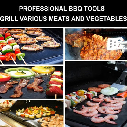 Funki Findz | Grill Mats | 4 Pcs Large Non Stick Oven Grill Mats