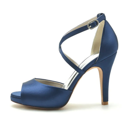 Funki Findz | Shoes | Women's Open Toe Cross Strap Stilettos