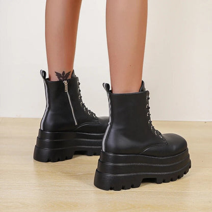 Funki Findz | Boots | Women's Gothic Punk Retro Biker Boots