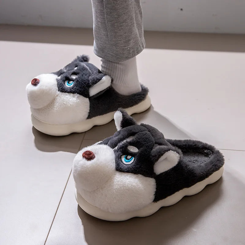 Funki Findz | Shoes | Women's Cute Alaskan Dog Warm Slippers