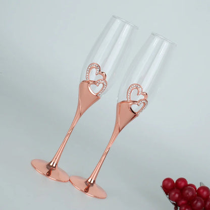 Funki Findz | Glasses | Wedding Champagne Glasses | Toast x 2