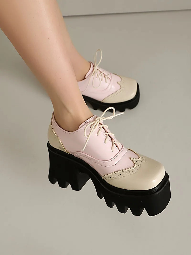 Funki Findz | Shoes | Women's British Walker Chunky Platforms