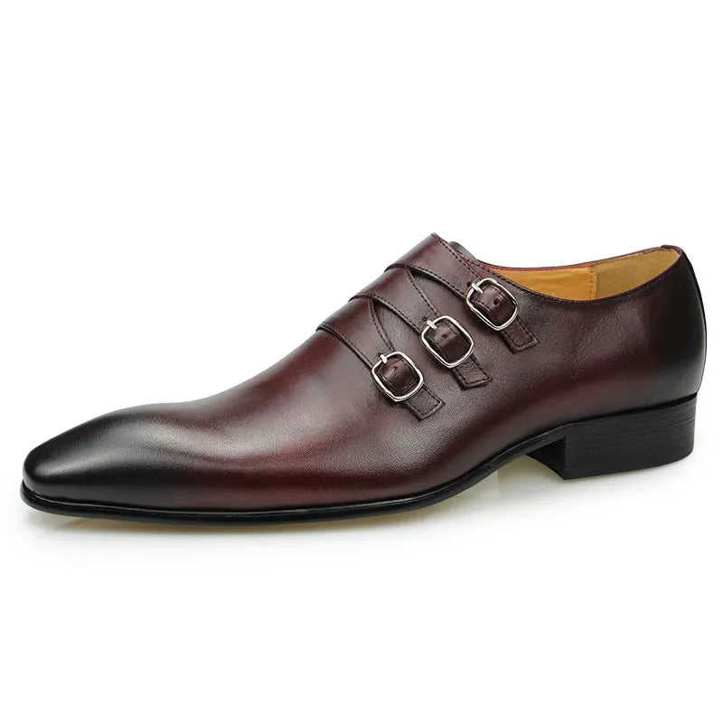 Funki Findz | Shoes | Men's Genuine Leather Pointed Toe Shoes