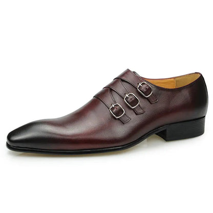 Funki Findz | Shoes | Men's Genuine Leather Pointed Toe Shoes