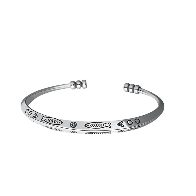 Funki Findz | Bracelets | Men's Women's Fish Symbol Bangle