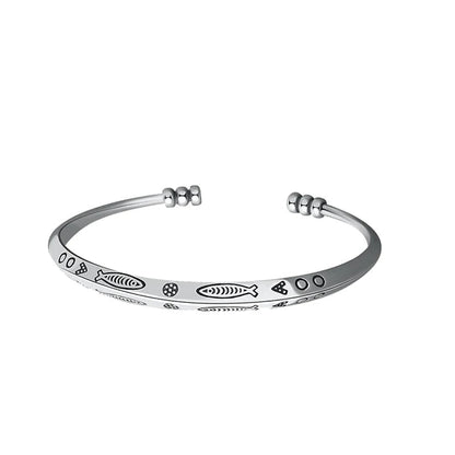 Funki Findz | Bracelets | Men's Women's Fish Symbol Bangle