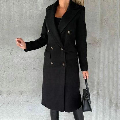 Funki Findz | Jackets | Women's Double Breasted Long Overcoat