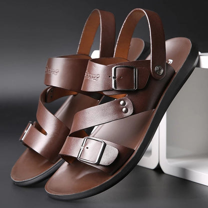 Funki Findz | Shoes | Men's Summer Fashion Leather Sandals