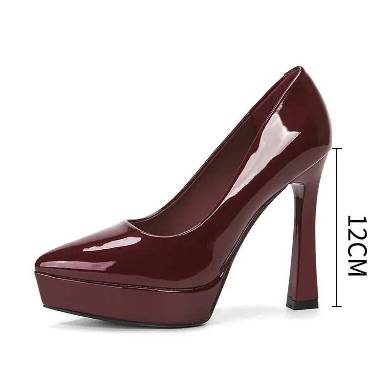 Funki Findz | Shoes | Women's Elegant Patent High Heel Pumps