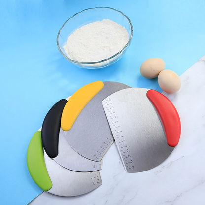 Funki Findz | Cooking Scrapers | Stainless Steel Dough Cutters