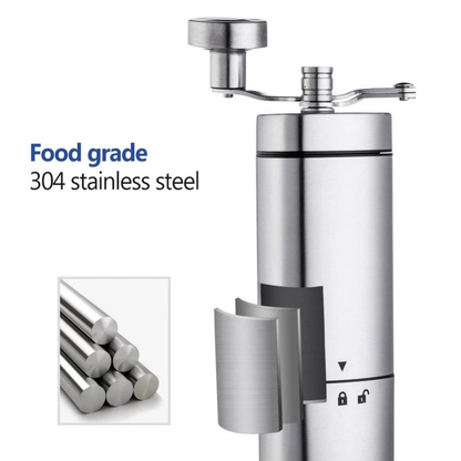 Funki Findz | Coffee Grinder | Stainless Steel Portable Coffee Mill