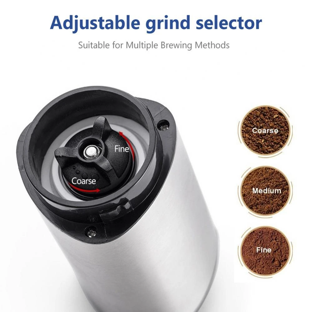 Funki Findz | Coffee Grinder | Stainless Steel Portable Coffee Mill