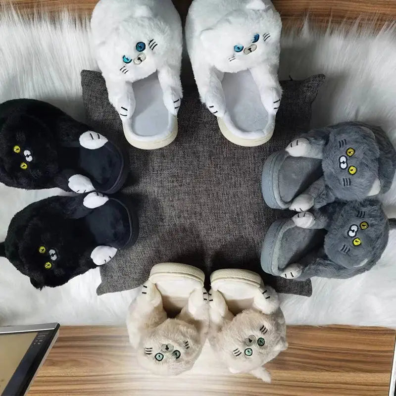 Funki Findz | Shoes | Women's Soft Cat Hug Slippers