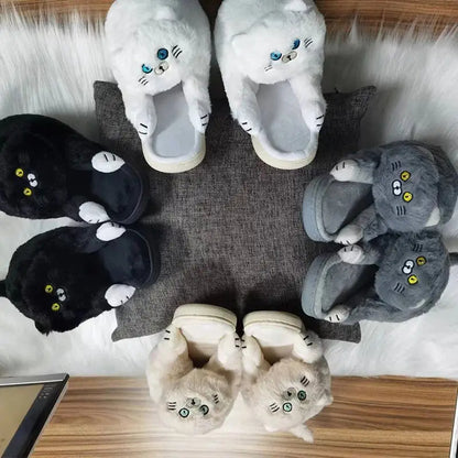 Funki Findz | Shoes | Women's Soft Cat Hug Slippers