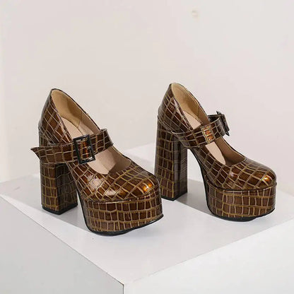 Funki Findz | Shoes | Women's Super-High Mary Jane Platforms