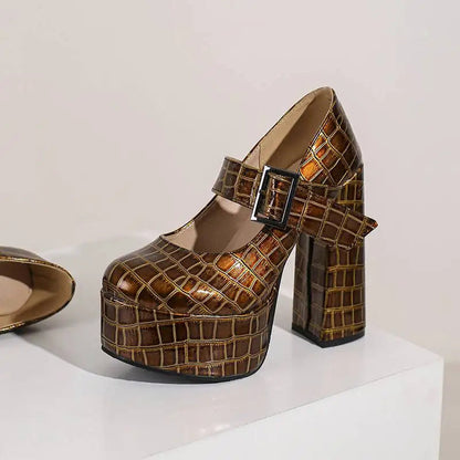 Funki Findz | Shoes | Women's Super-High Mary Jane Platforms