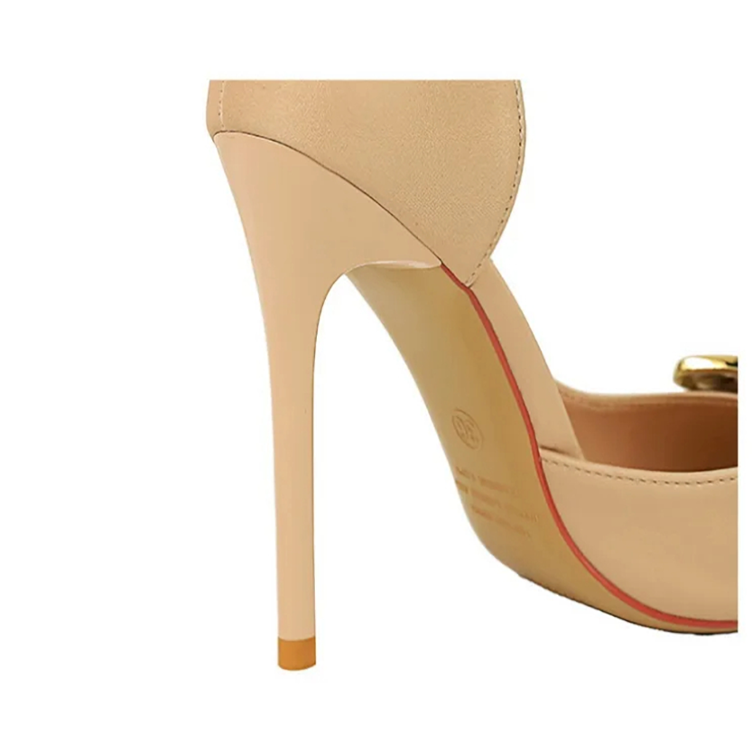 Funki Findz | Shoes | Women's Square Buckle Cut Out Pumps