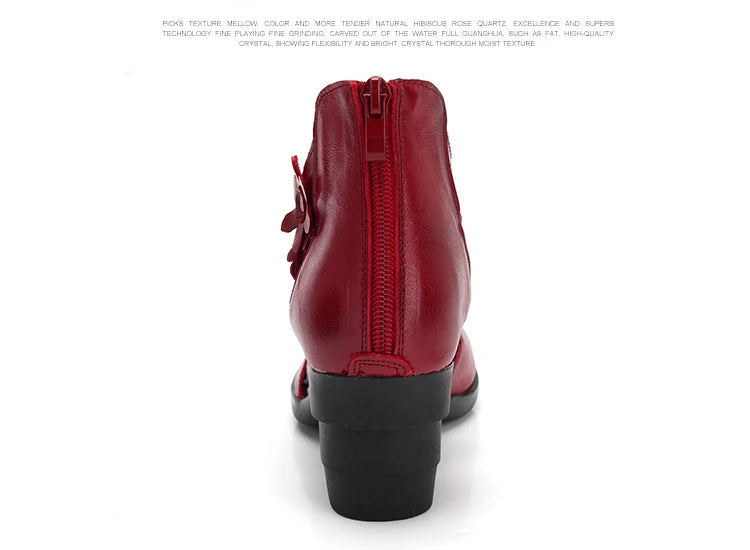 Funki Findz | Shoes | Women's Gothic Leather Low Heel Wedges