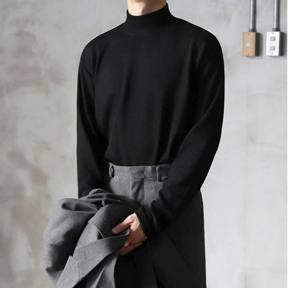 Funki Findz | Sweaters | Men's Thin Lightweight Mock Turtleneck