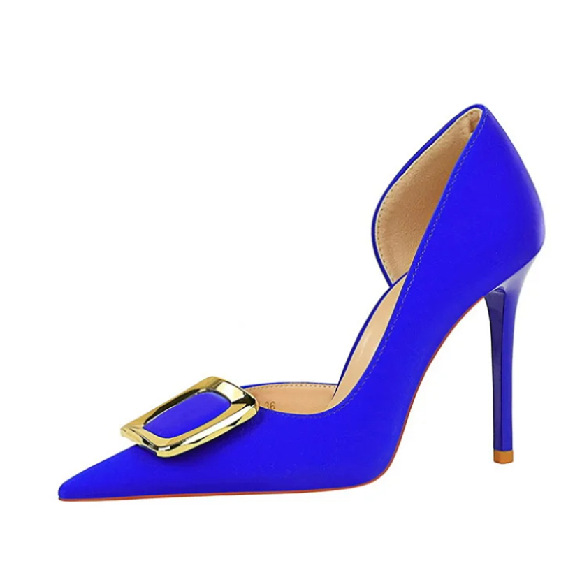 Funki Findz | Shoes | Women's Square Buckle Cut Out Pumps