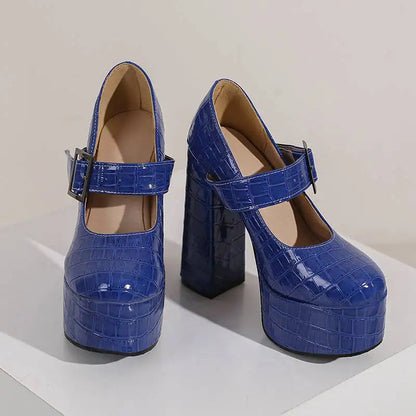Funki Findz | Shoes | Women's Super-High Mary Jane Platforms