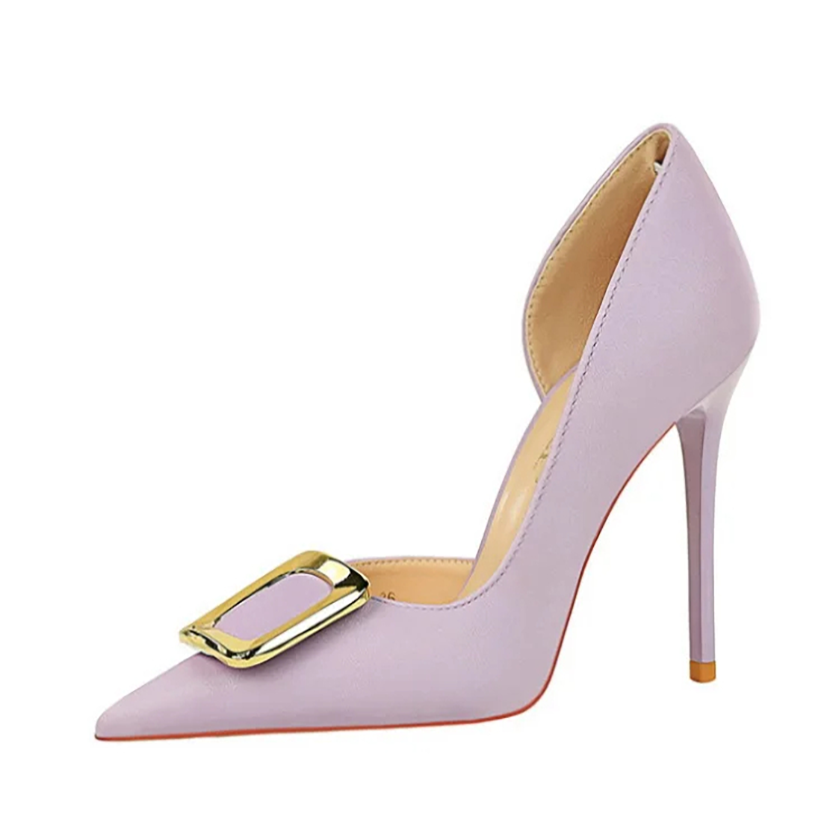 Funki Findz | Shoes | Women's Square Buckle Cut Out Pumps