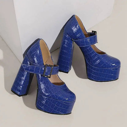 Funki Findz | Shoes | Women's Super-High Mary Jane Platforms