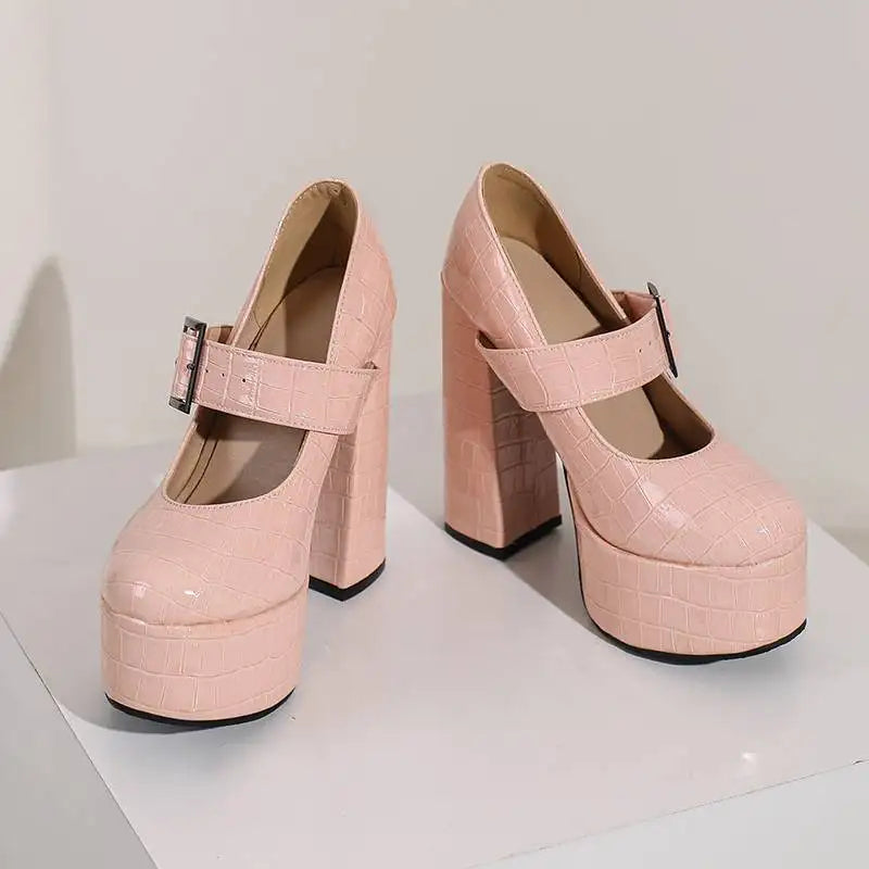 Funki Findz | Shoes | Women's Super-High Mary Jane Platforms